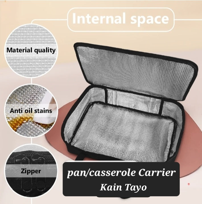 Red Palaka pan/casserole carrier